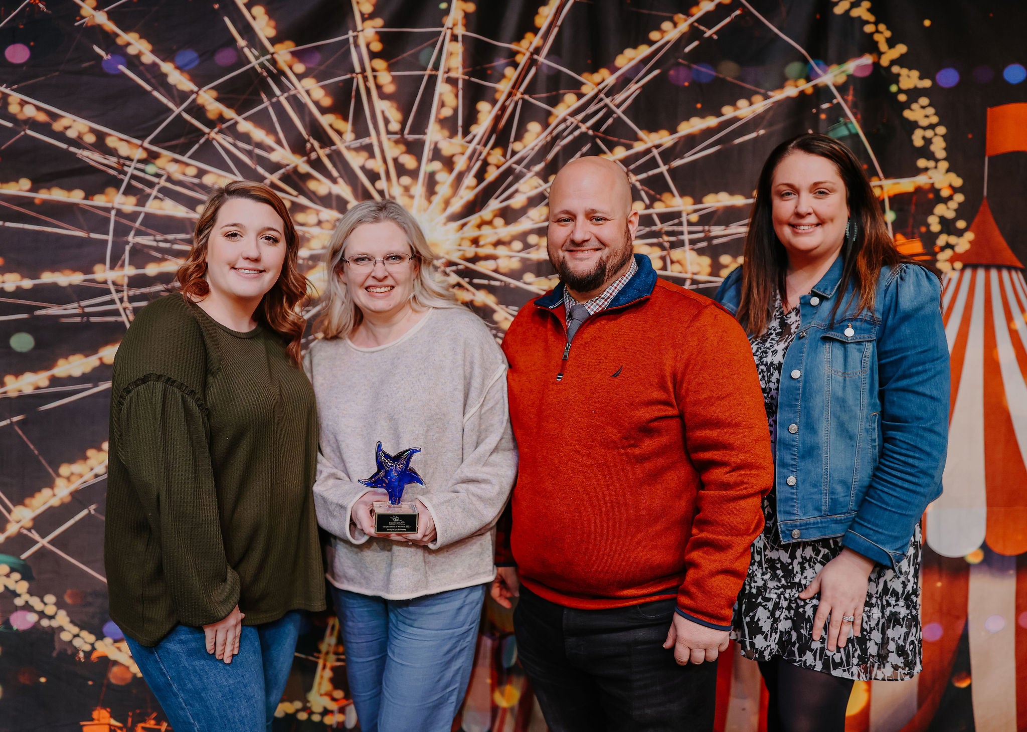 Cirque Carnaval Crépuscule Toile de Fond pour la Photographie D876
