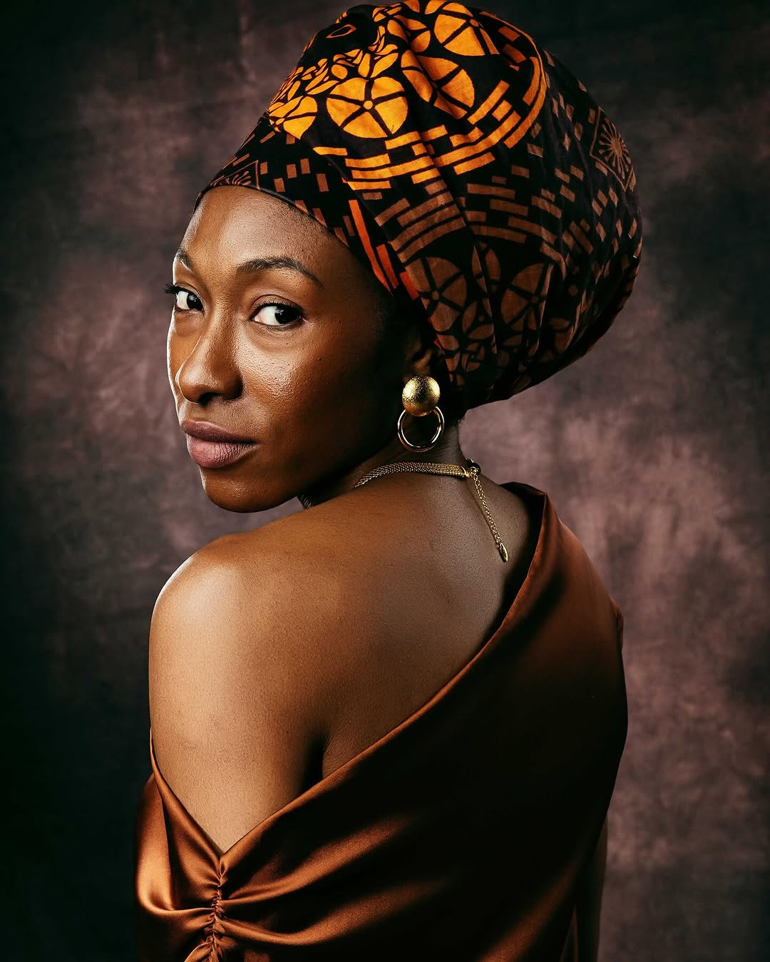 Toile de fond Texturée Abstraite Balayée Marron Vintage MR-2153