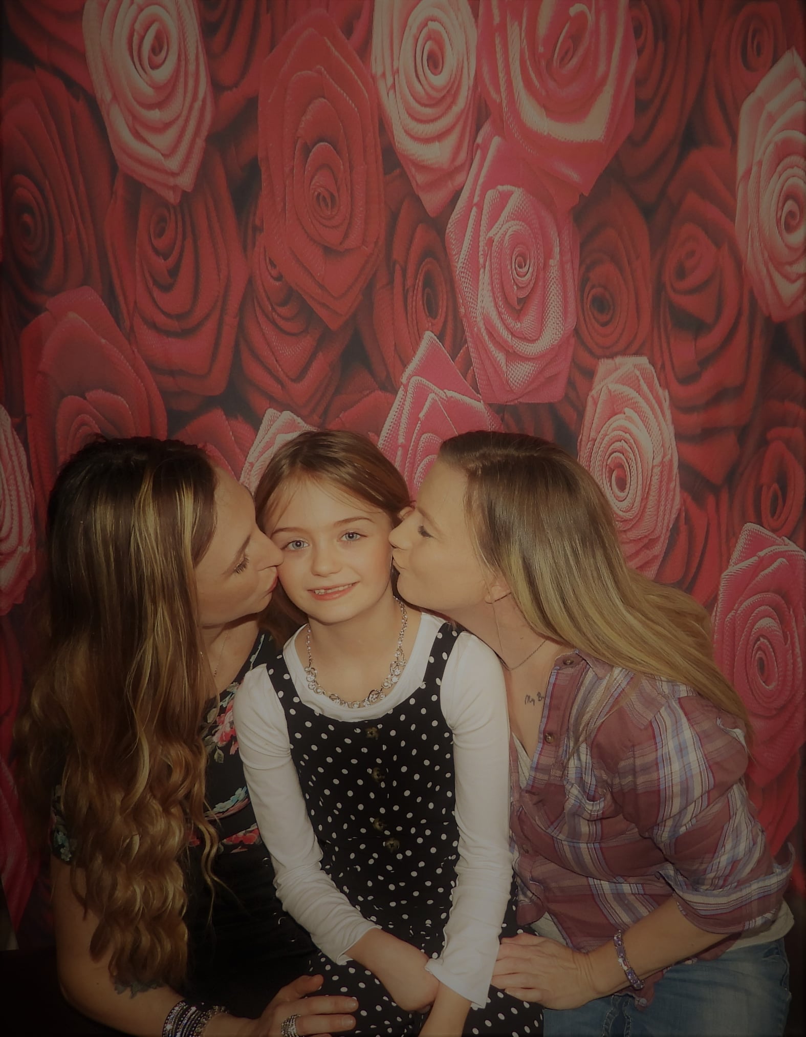 Toile de fond rose rouge pour Photo Studio ZH-94