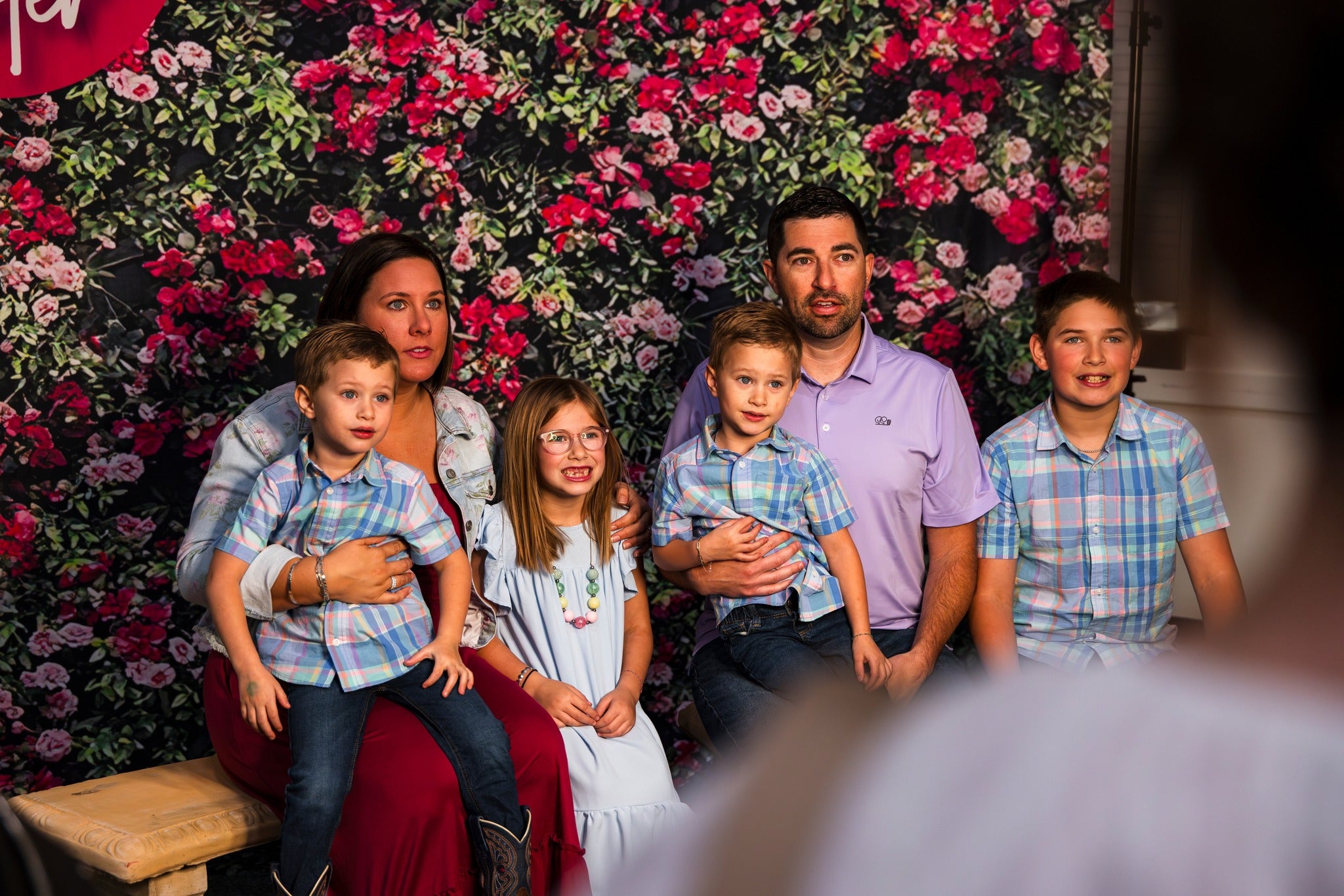 Toile de fond de fleur pour la décoration de fête G-030