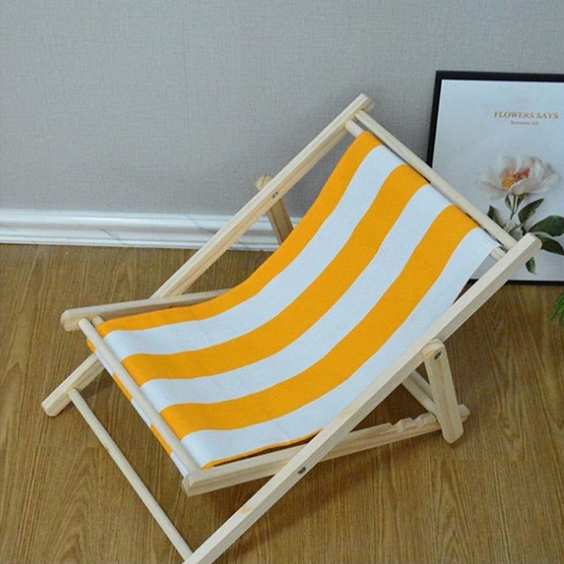 Esthero Chaise de plage en bois ajustable pour la photographie de nouveau-nés SYPJ10
