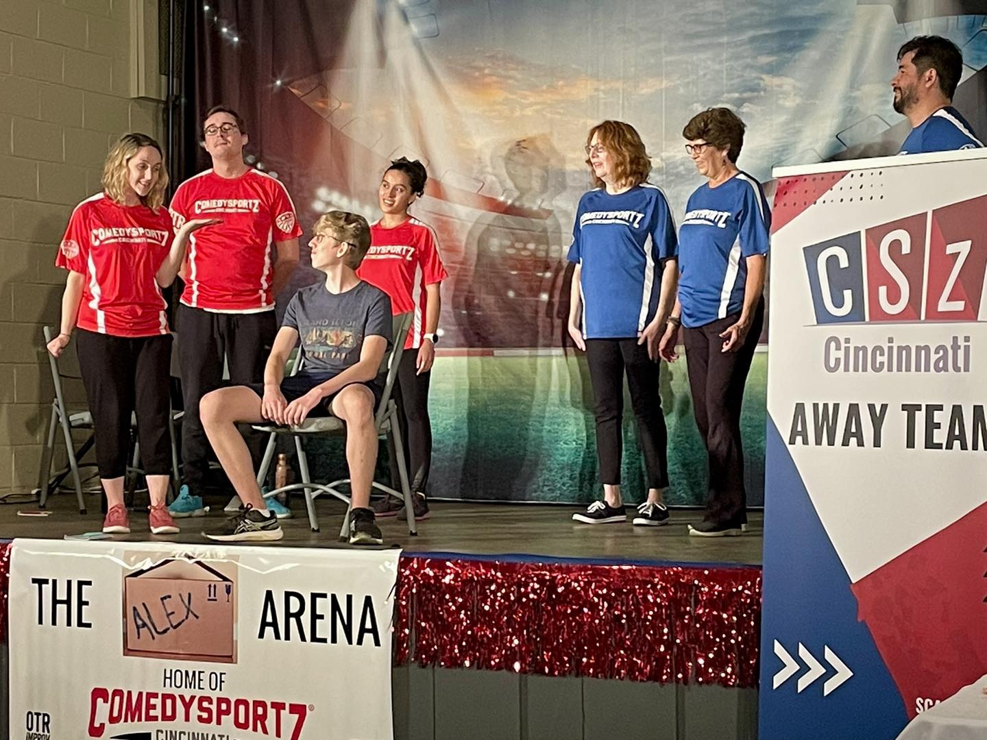 Champ de football de nuit met en vedette s Sports Photo Booth toile de fond M063