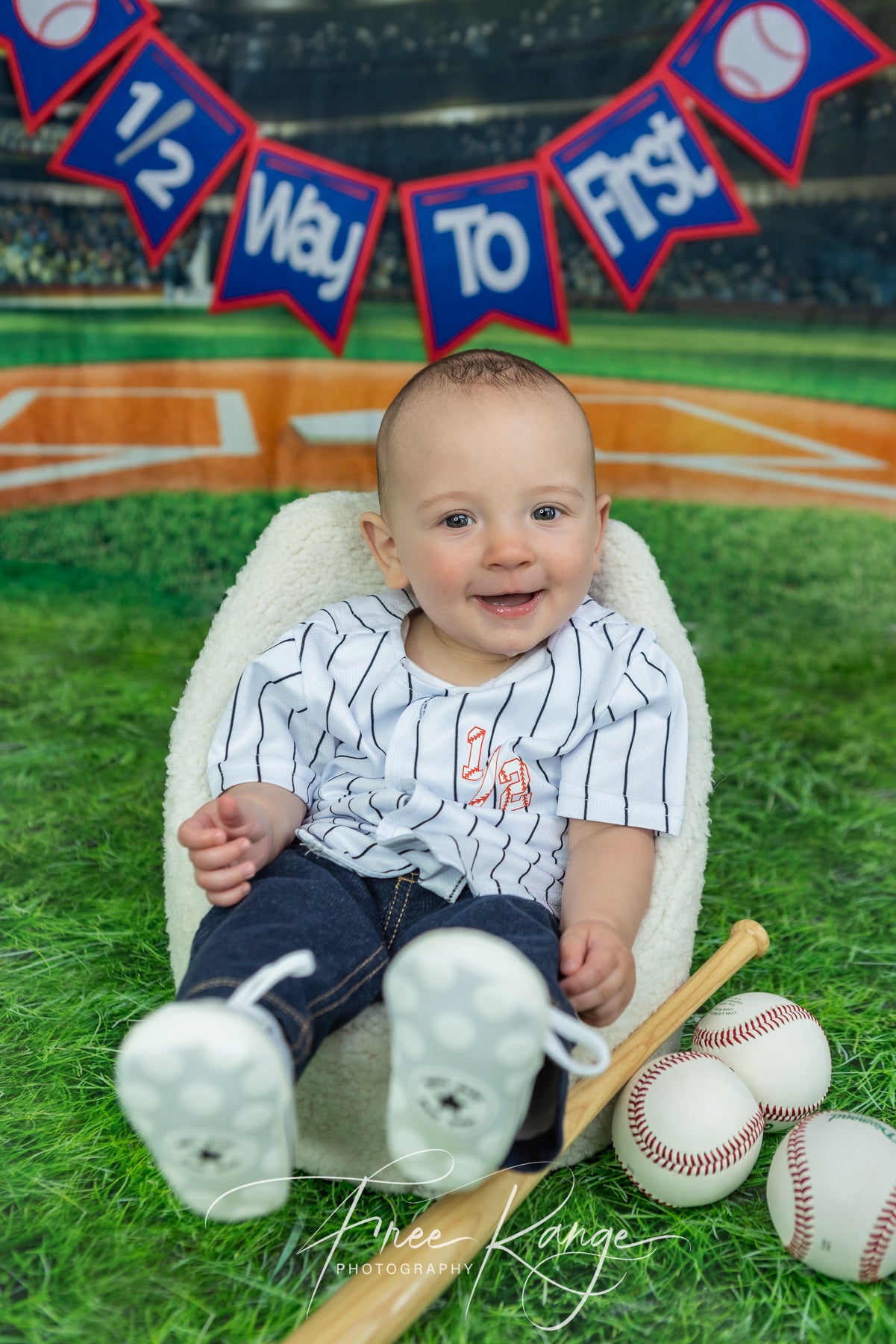 Toile de fond de Terrain de baseball Photo Booth G-311