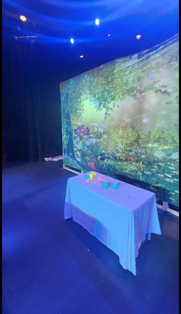 Toile de Fond de Champignons de la Forêt de Conte de Fées M6-126