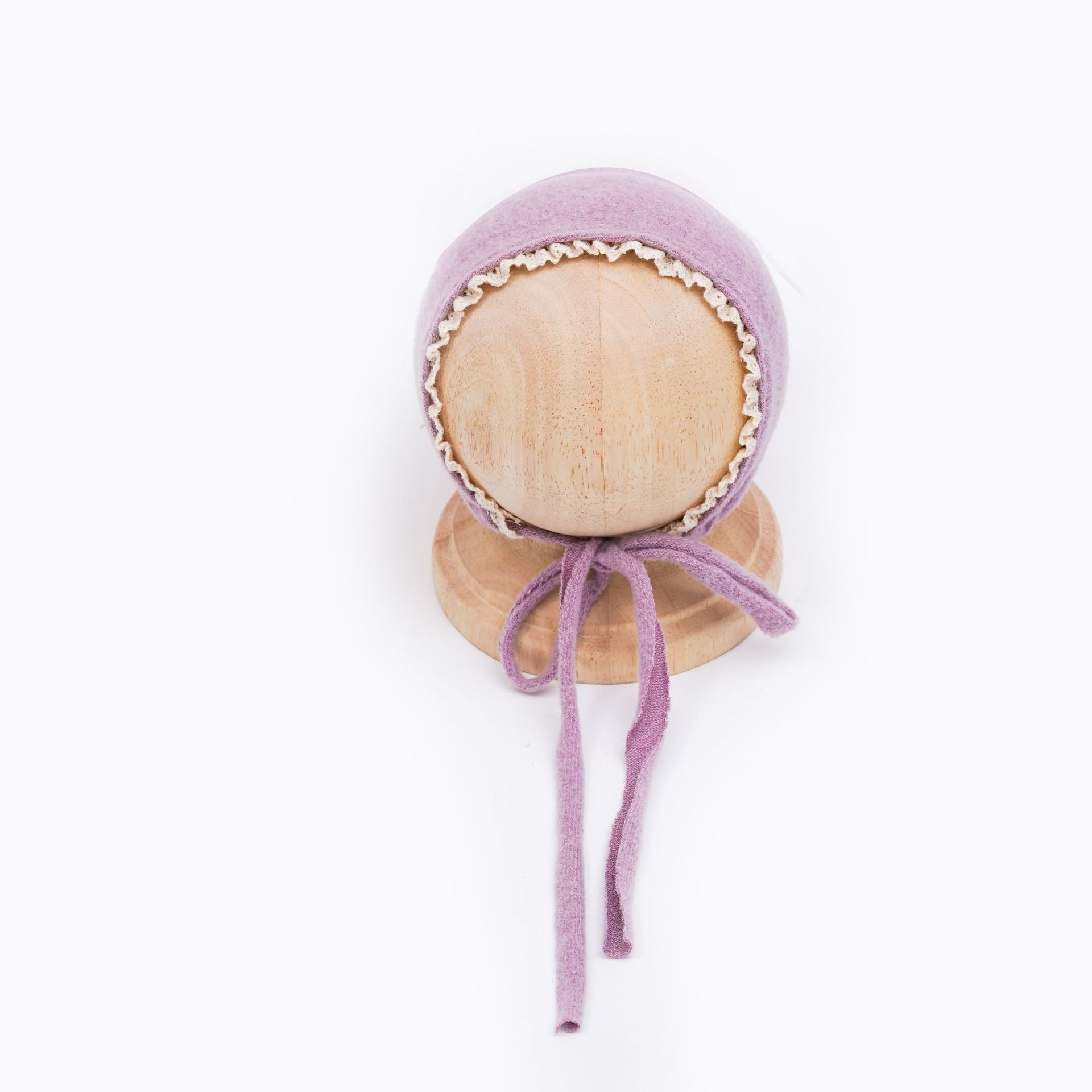 Bandeau en dentelle de couleur unie de photographie pour nouveau-né CL9