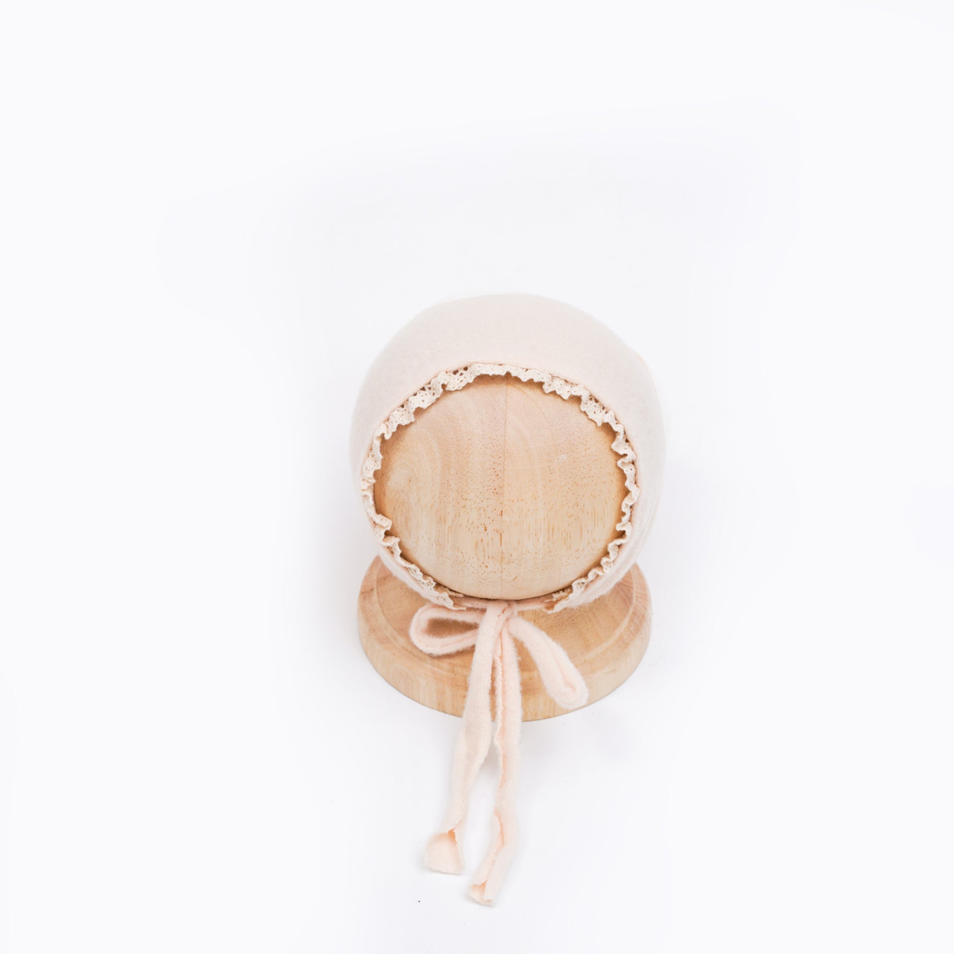 Bandeau en dentelle de couleur unie de photographie pour nouveau-né CL9
