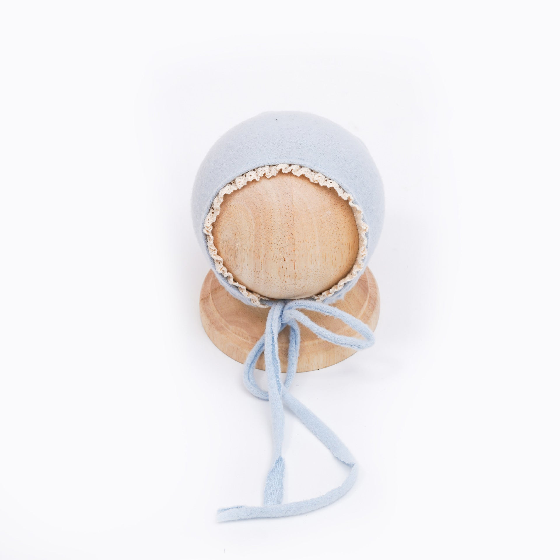 Bandeau en dentelle de couleur unie de photographie pour nouveau-né CL9