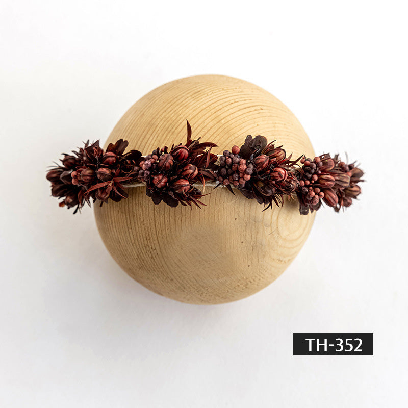 Photographie de nouveau-né Fausse fleur coiffe TH3
