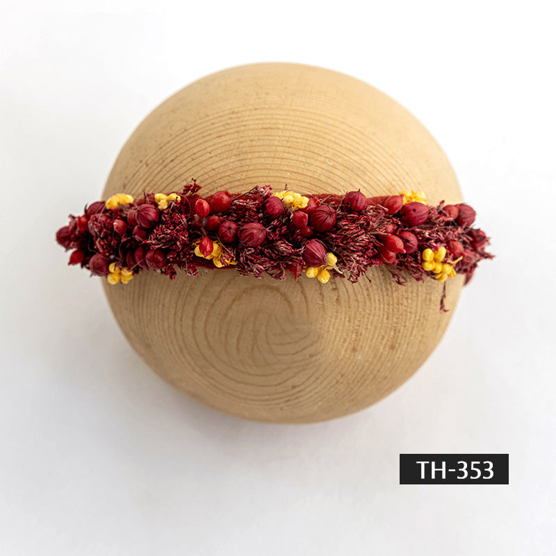 Photographie de nouveau-né Fausse fleur coiffe TH3