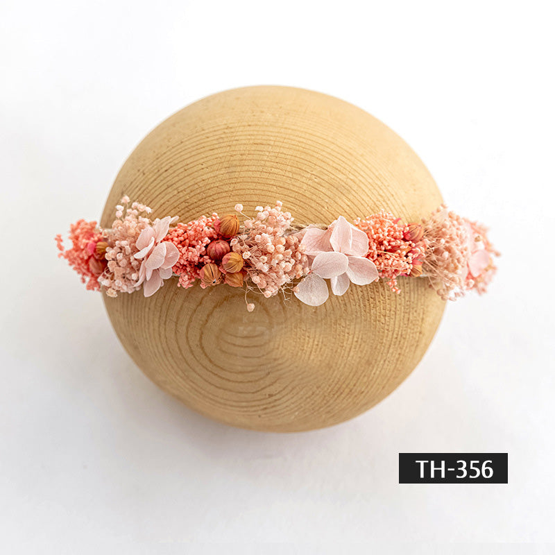 Photographie de nouveau-né Fausse fleur coiffe TH3