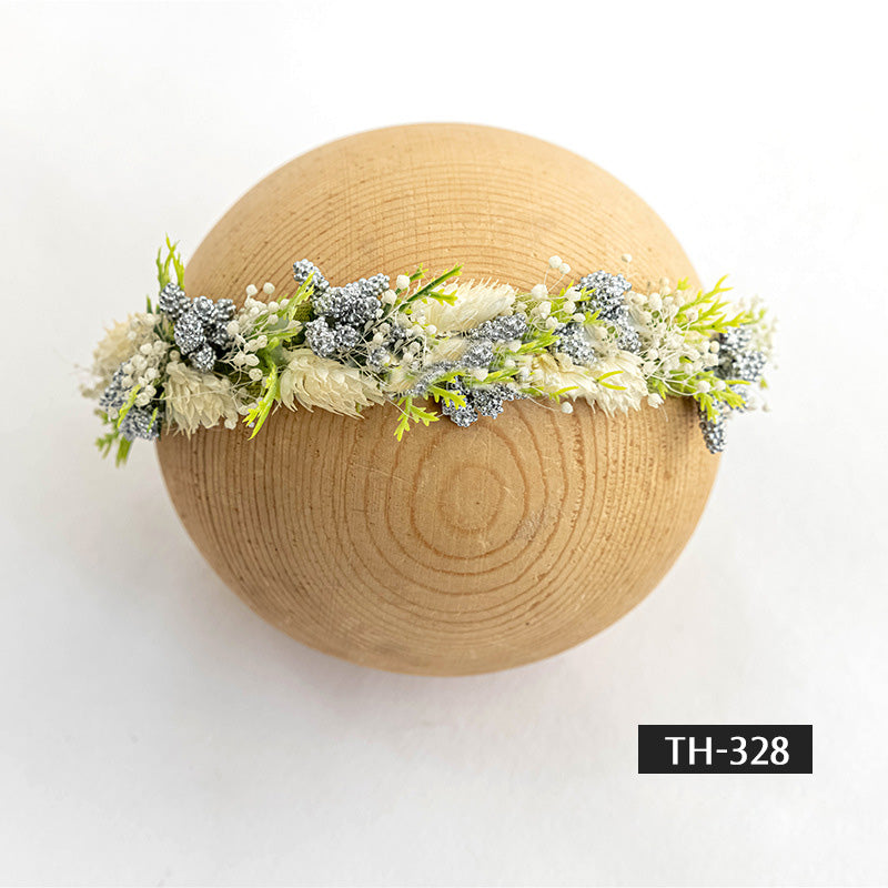 Photographie de nouveau-né Fausse fleur coiffe TH3