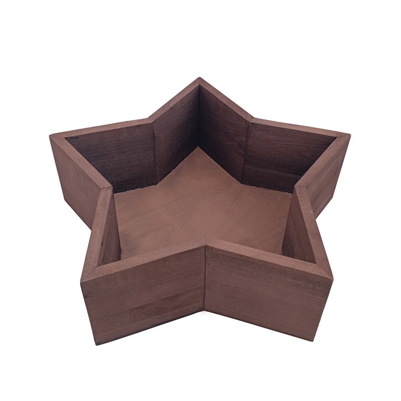 Esthero Accessoires en bois en forme d'étoile pour la photographie de nouveau-nés SYPJ3