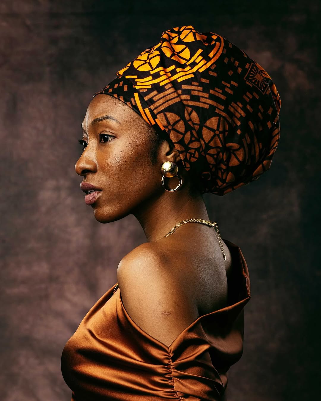 Toile de fond Texturée Abstraite Balayée Marron Vintage MR-2153