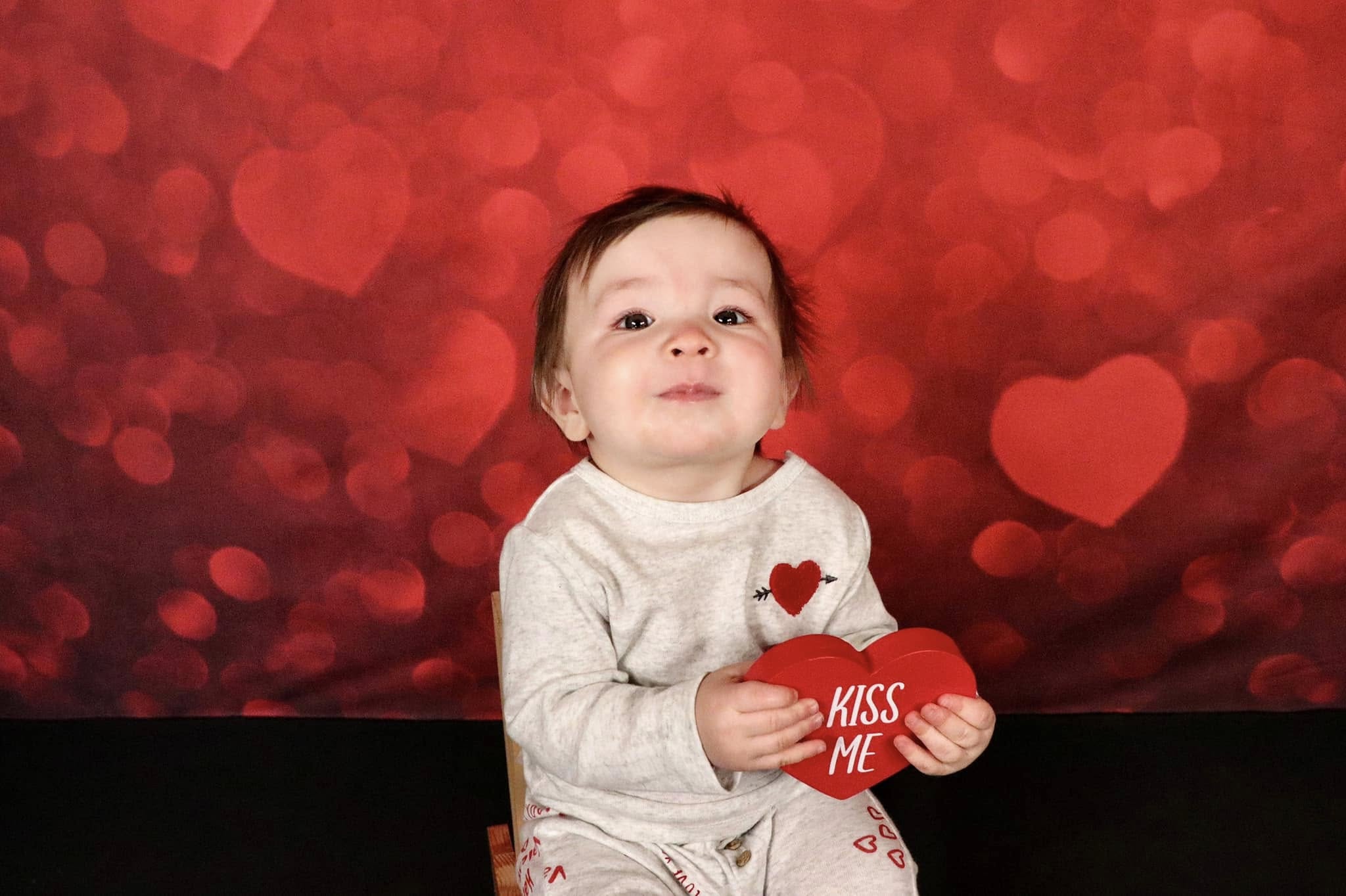 Bokeh Rouge Amour Coeur Saint Valentin Toile de Fond D1040