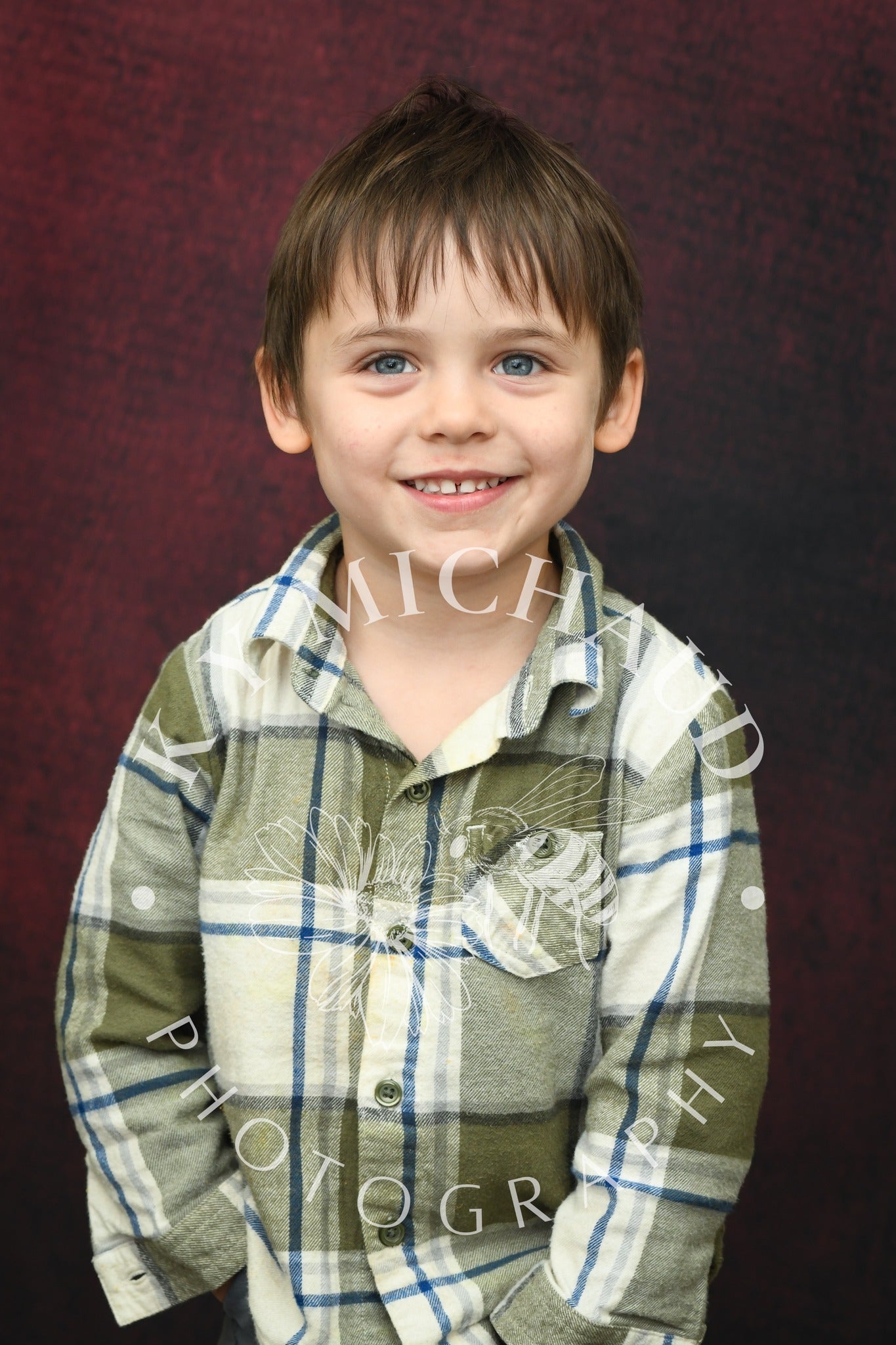 Abstrait Marron Rouge Toile de fond pour Studio Photographie M10-34
