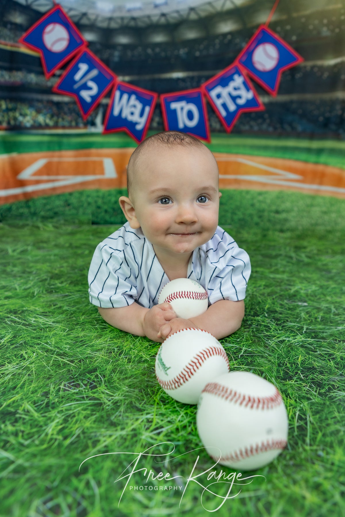 Toile de fond de Terrain de baseball Photo Booth G-311