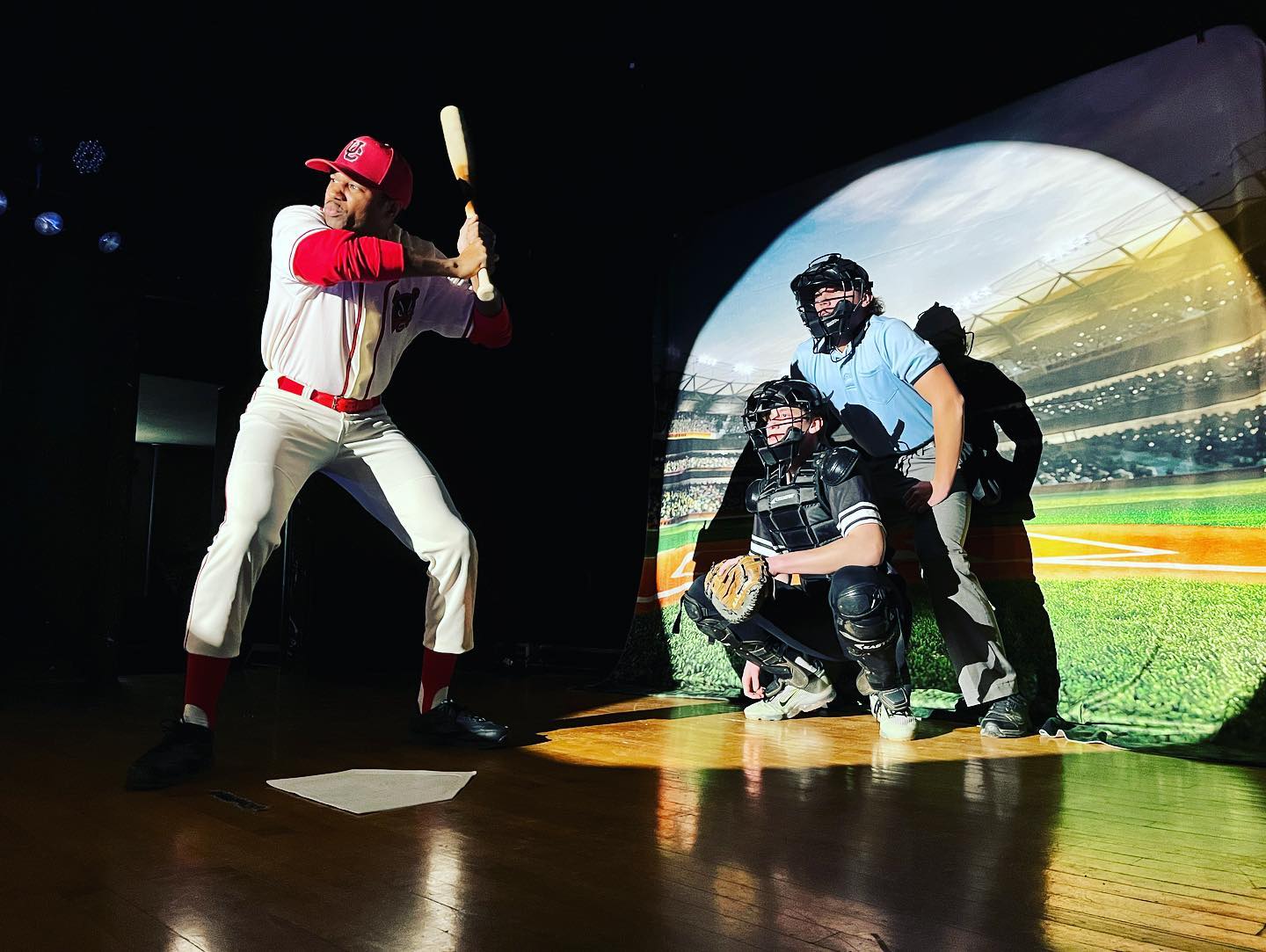 Toile de fond de Terrain de baseball Photo Booth G-311