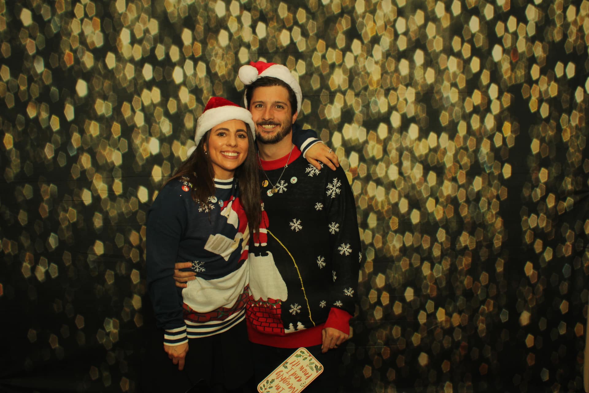 Décorations de Fête en Toile de Fond Bokeh à Paillettes Dorées M6-12