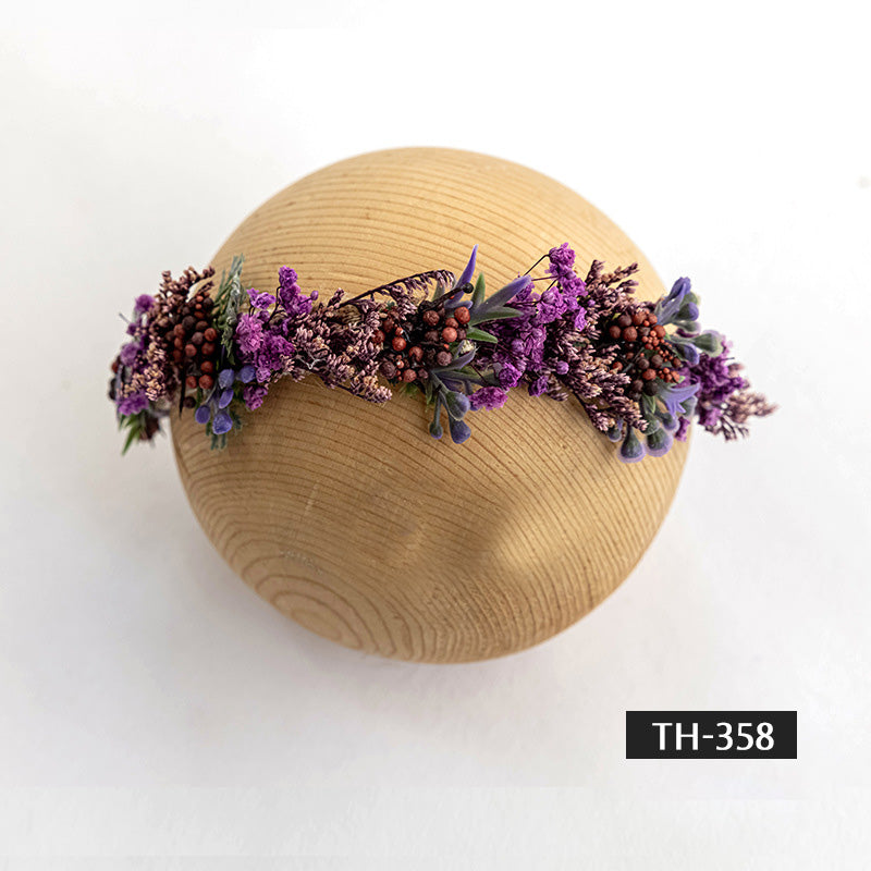 Photographie de nouveau-né Fausse fleur coiffe TH3