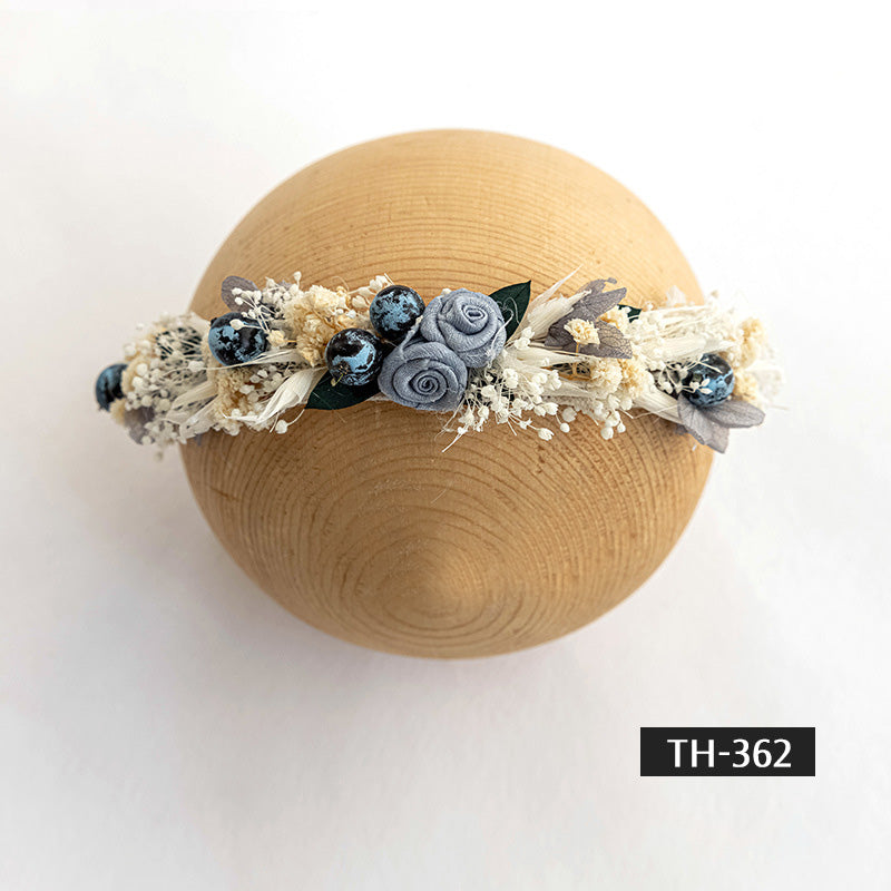 Photographie de nouveau-né Fausse fleur coiffe TH3