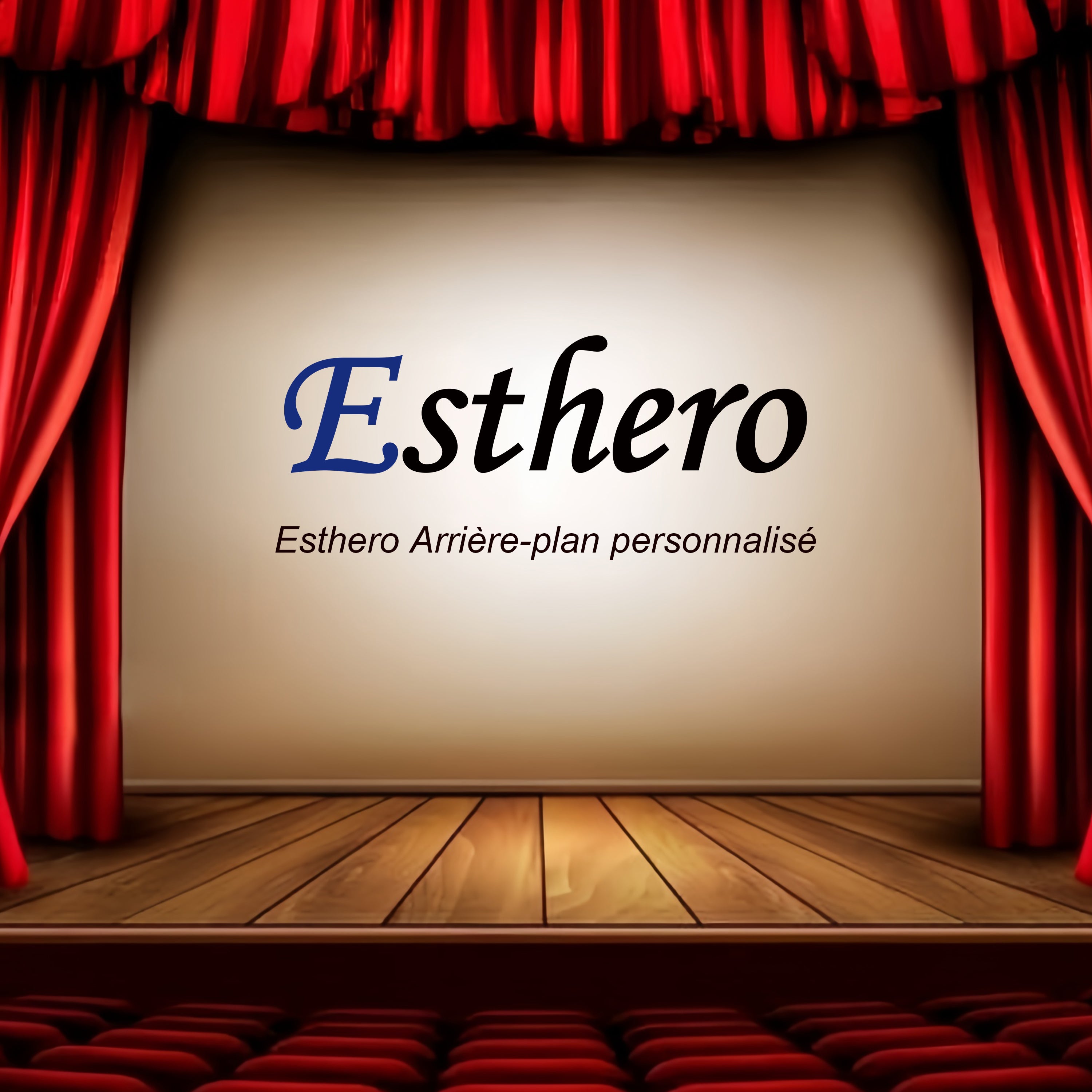 Toiles de fond de théâtre personnalisées CT1