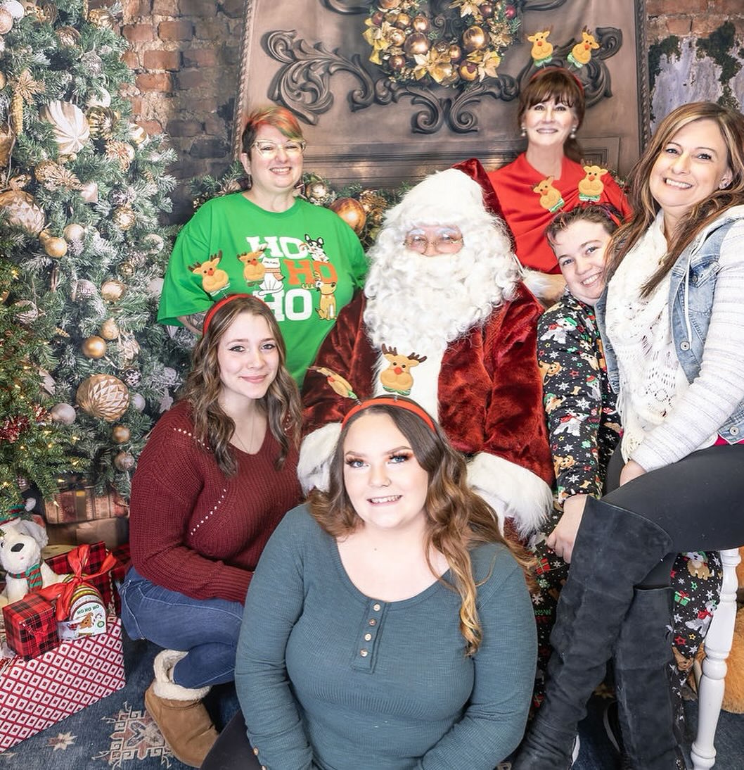 Arbre de Noël Cadeaux Cheminée Photo Booth Toile de Fond KAT-31