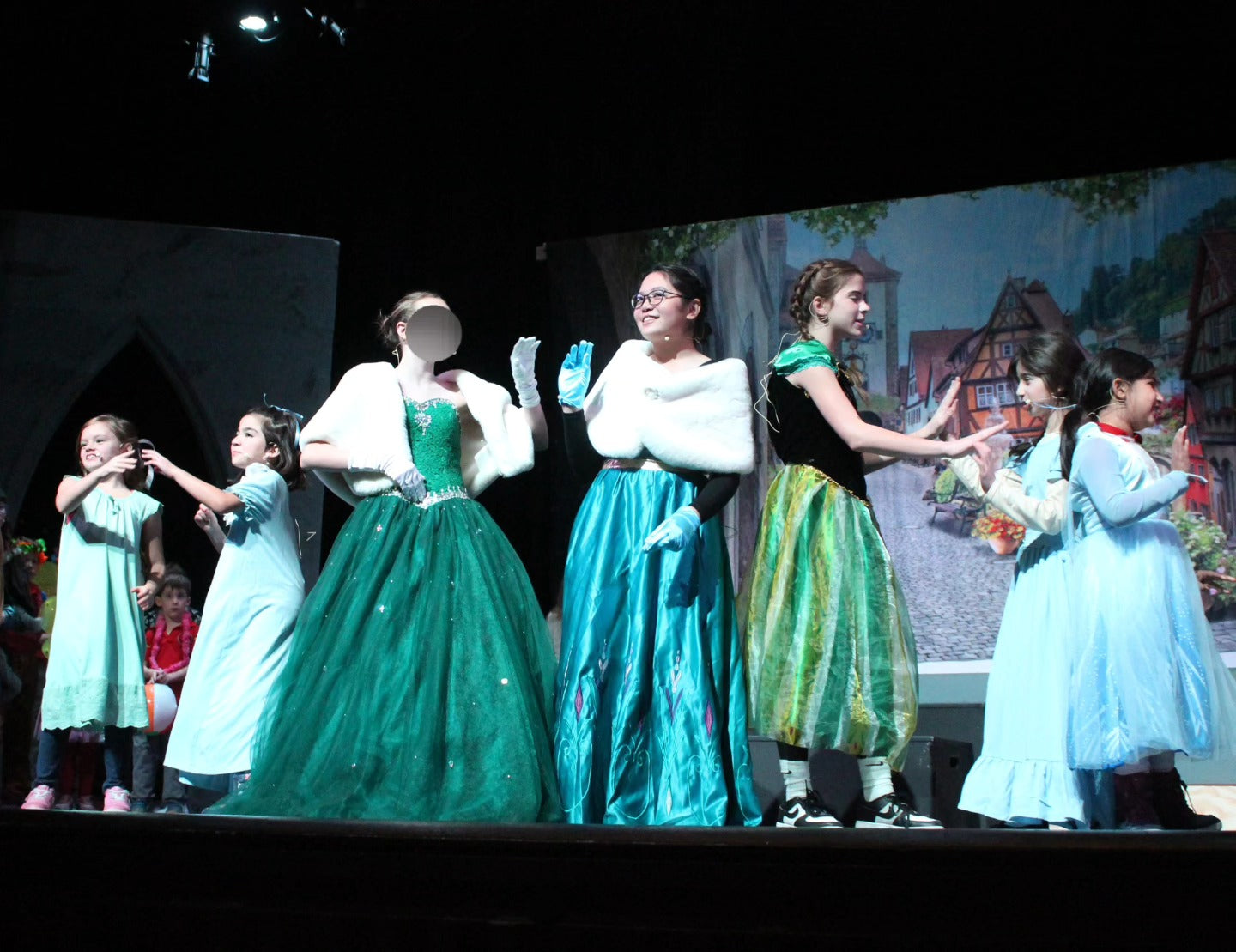 Toile de fond de Belle ville Fleur de printemps pour la photographie G-601