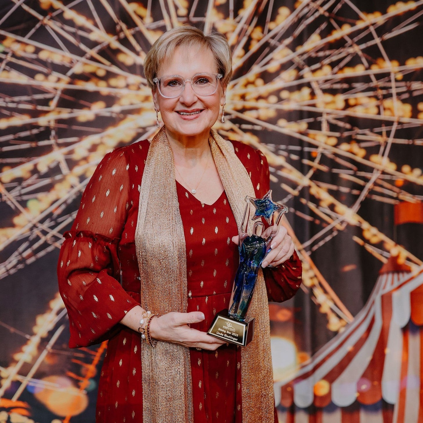 Cirque Carnaval Crépuscule Toile de Fond pour la Photographie D876