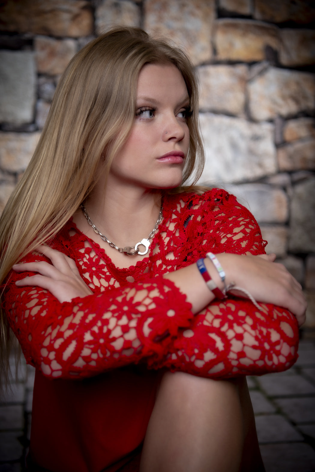 Toile de fond de photographie de mur en pierre pour Photo Studio F-1586