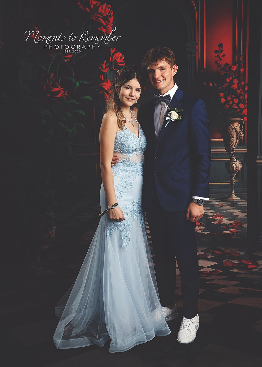 Toile de Fond de Porte d'arc de Fleur Intérieure de Pièce M5-10