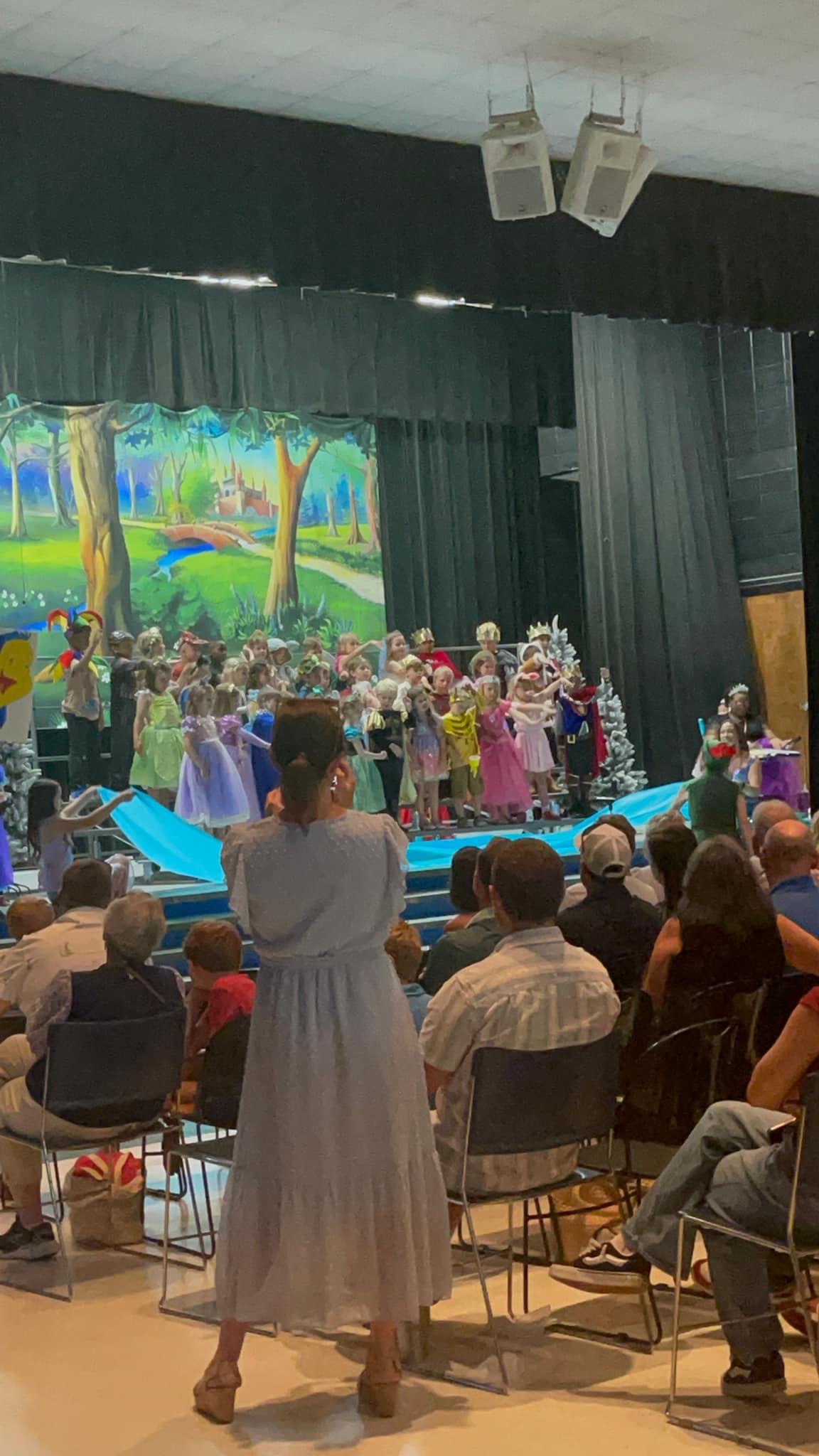 Toile de fond de Dessin animé forêt château Photo Studio G-583