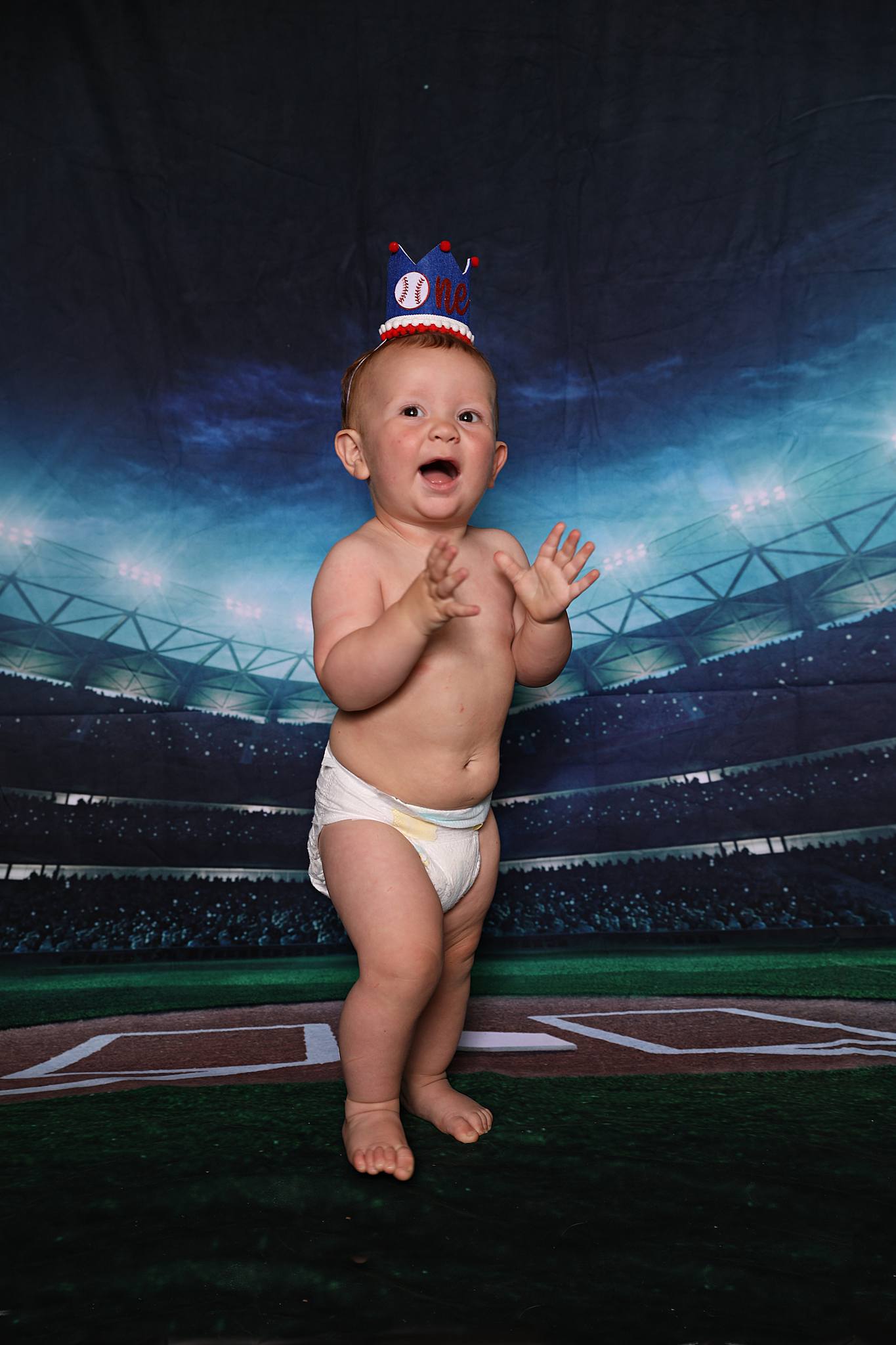 Toile de fond de photographie de stade de stade de baseball G-280