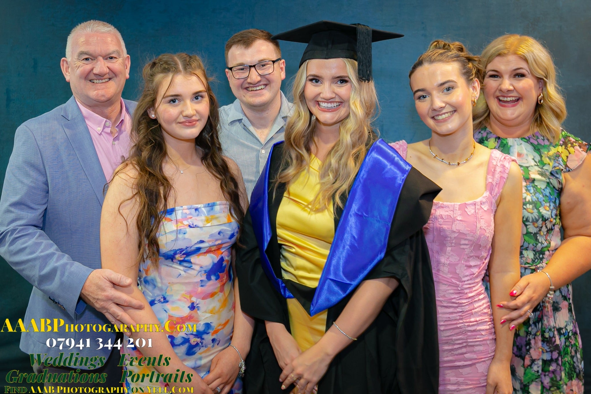 Abstrait Bleu Foncé Texture Portrait Photo Studio Toile de Fond DHP-207