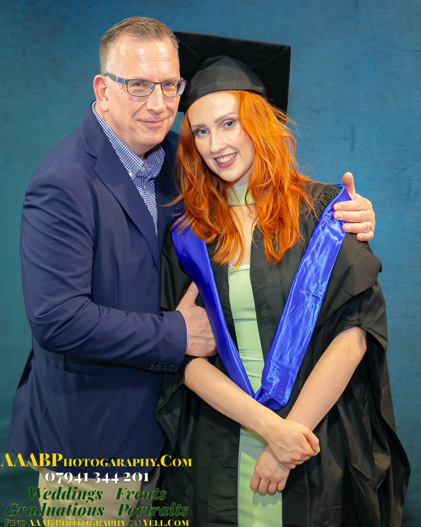 Abstrait Bleu Foncé Texture Portrait Photo Studio Toile de Fond DHP-207