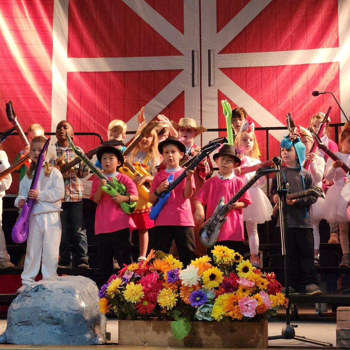 Toile de Fond de Photographie de Porte de Grange Rouge SH-953