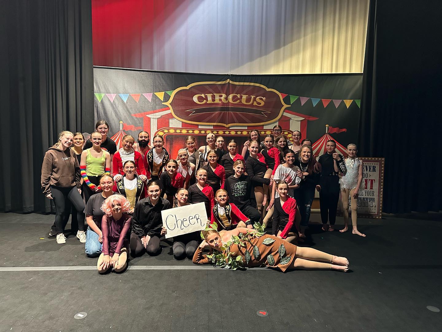 Cirque Rouge Tente Carnaval Photographie Toile de Fond SH-1011