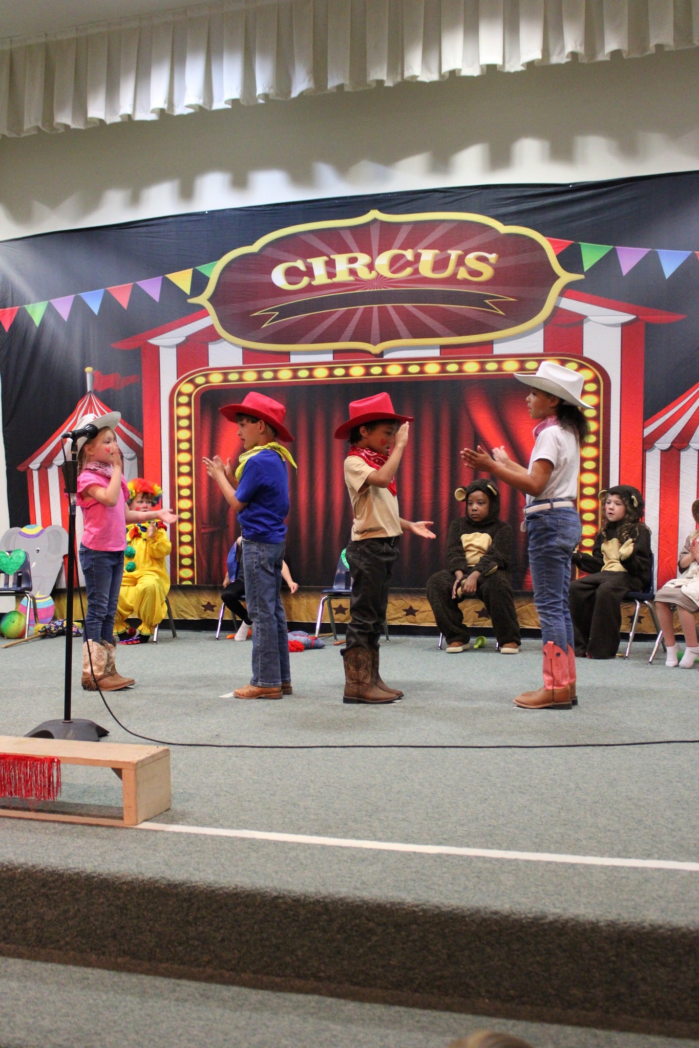 Cirque Rouge Tente Carnaval Photographie Toile de Fond SH-1011