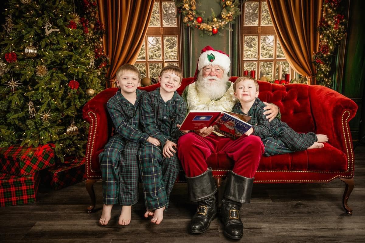 Toile de fond Noël Rideau Doré Fenêtre Noël Photo MRR9-93