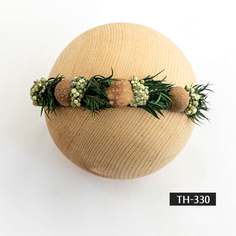 Photographie de nouveau-né Fausse fleur coiffe TH3