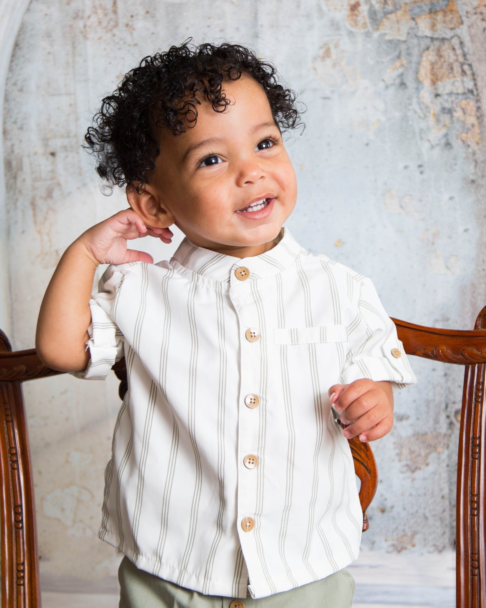 Toile de fond Photo Fête des Mères Arche en Pierre Rustique Sous la Lumière du Soleil GQ2-180