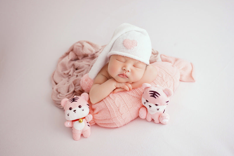 Accessoires photographie nouveau-né oreiller bonbon coloré ou chapeau coeur BZ1 MZ1