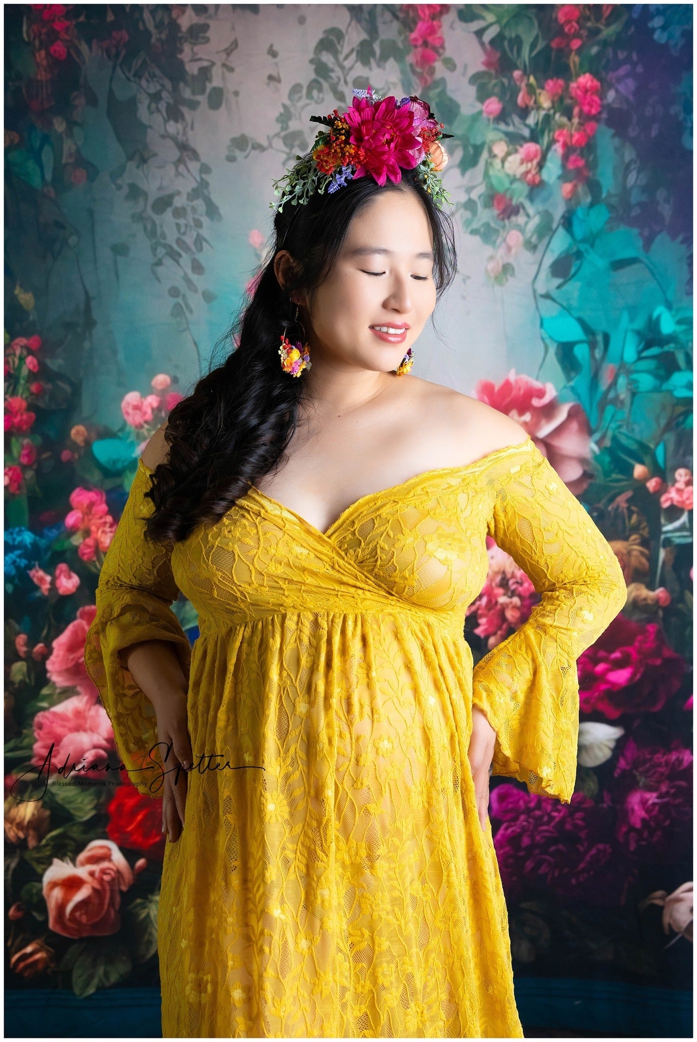 Toile de fond Vintage Fleurs Romantique Jardin Floraison Vintage MRR9-105