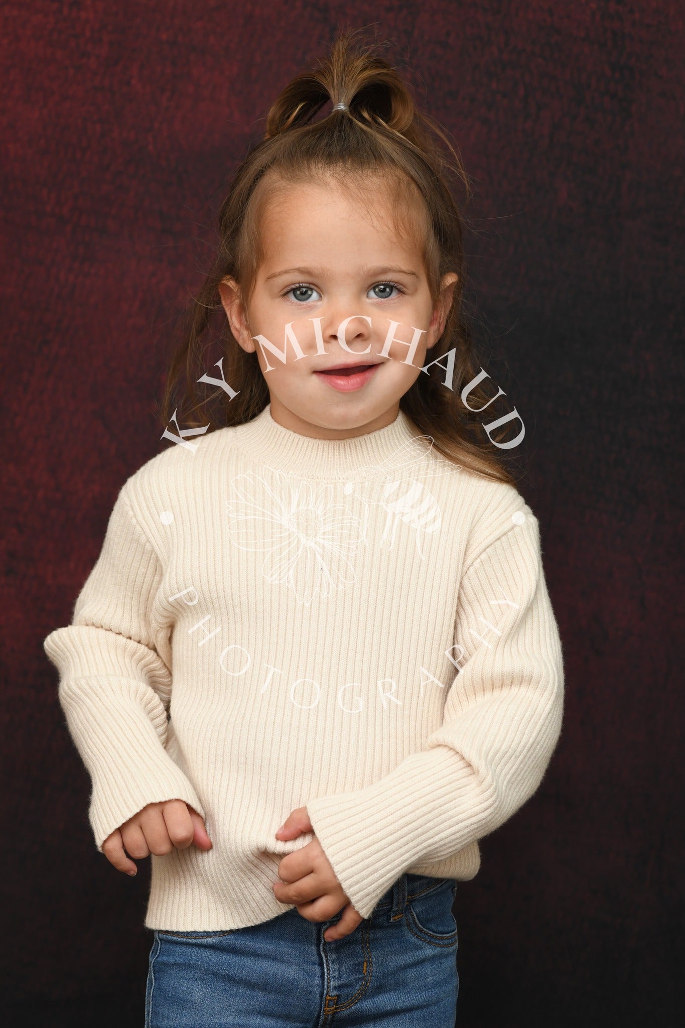 Abstrait Marron Rouge Toile de fond pour Studio Photographie M10-34