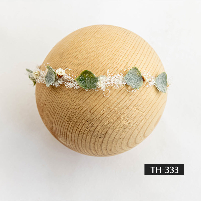 Photographie de nouveau-né Fausse fleur coiffe TH3