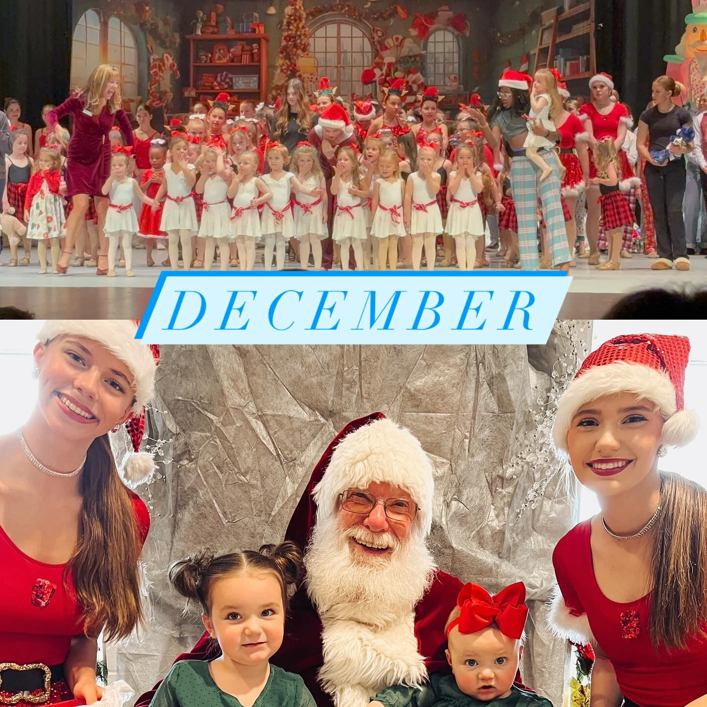 Toile de fond de Père Noël avec Maison de Noël RR7-853