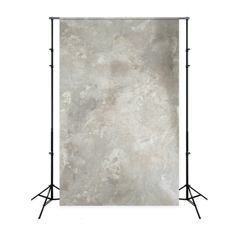 Toile de fond Portrait Gris Vieilli Mur Rétro BRP-11-618