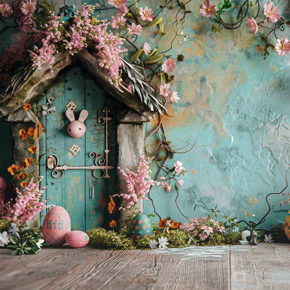 Toile de fond Pâques Porte Lapin Œuf Display BRP1-300
