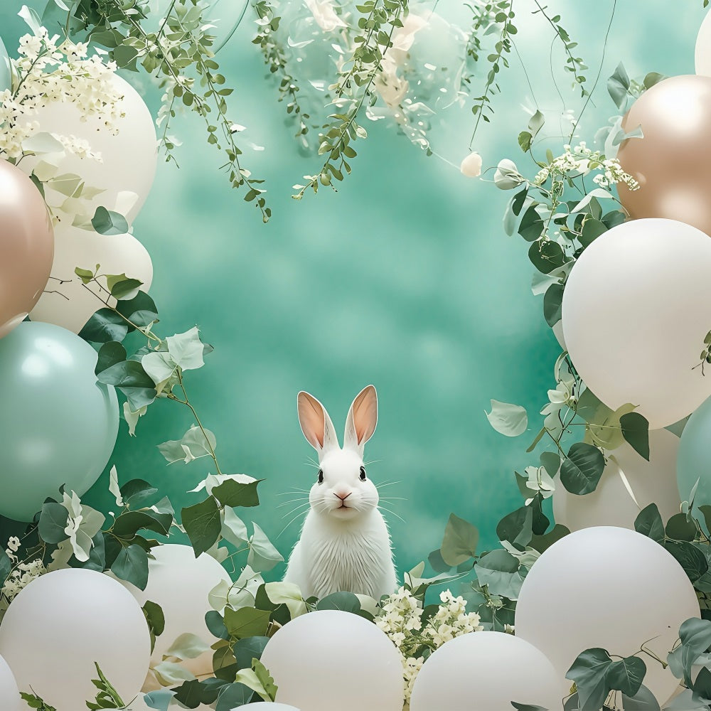 Toile de fond Pâques Lapin Ballon Printemps BRP1-305