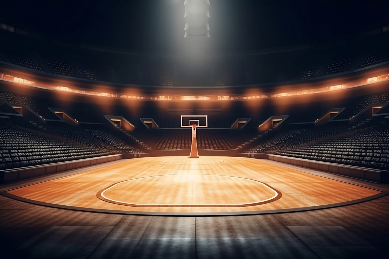 Toile de fond Photo Terrain de Basket Vintage Panier Extérieur BRP1-322