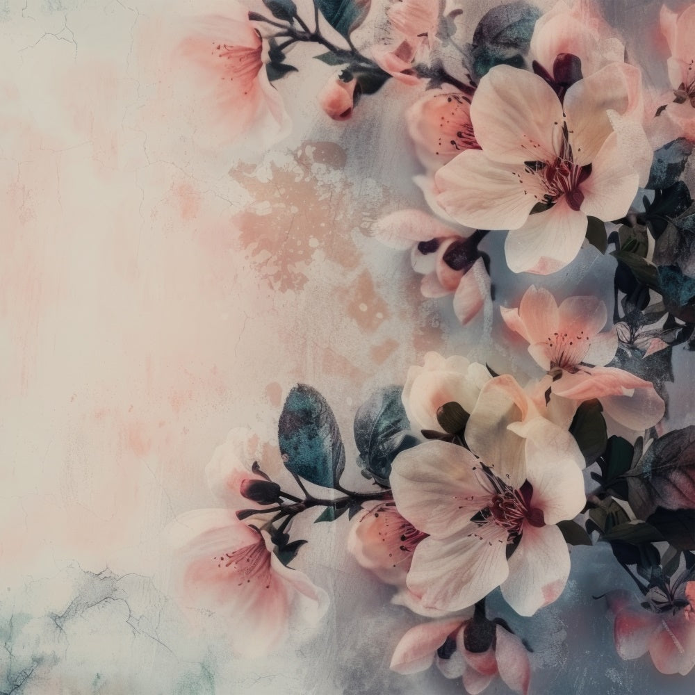Fond Photo Fleuri Vintage Abstrait Florissant BRP1-375